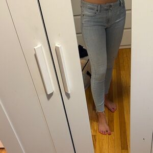 PAIGE Women's Skinny Jeans in Light Blue